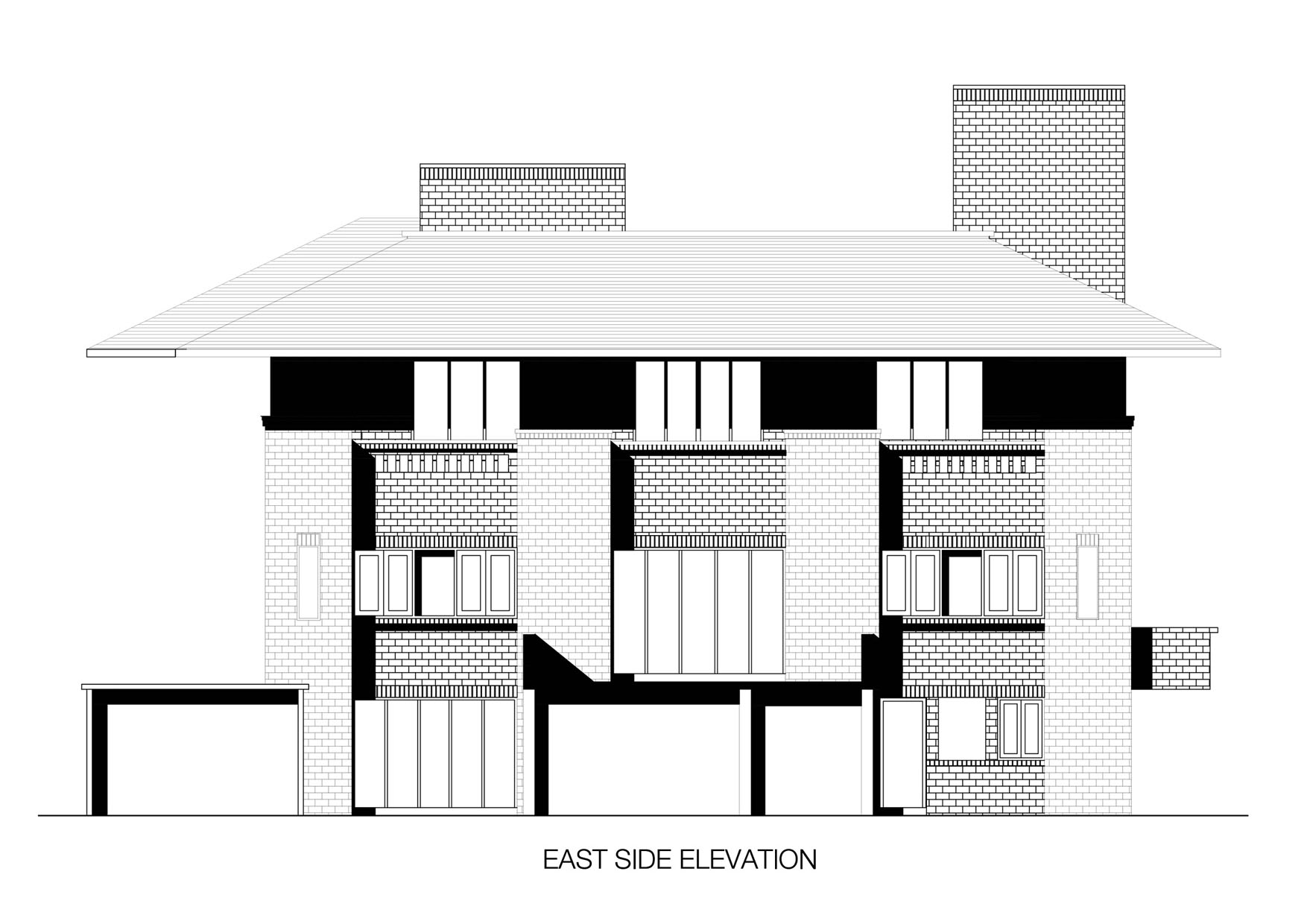 EAST SIDE ELEVATION