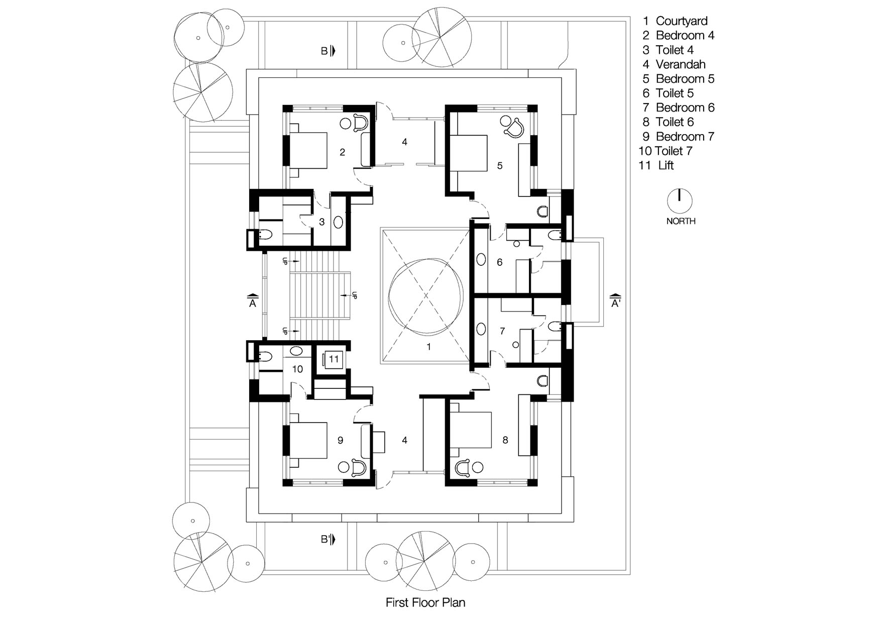 FIRST FLOOR PLAN